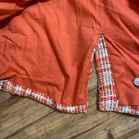 POL Evie Boucle Tweed Jacket Lined oversized Blazer Jacket - Picture 12 of 12